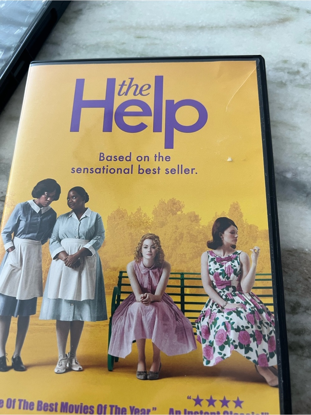 The Help DVD — Yellow & Purple Cover